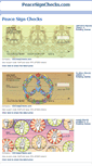 Mobile Screenshot of peacesignchecks.com